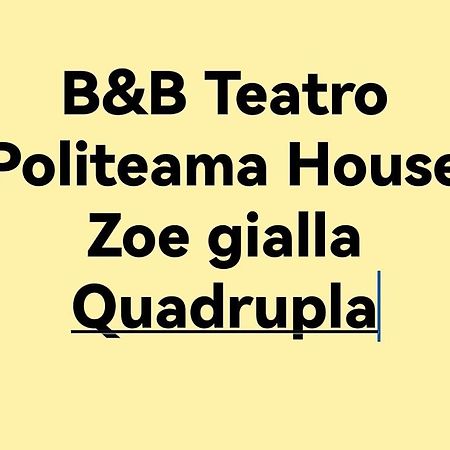 Palermo Centro Zoe Bed & Breakfast Exterior photo